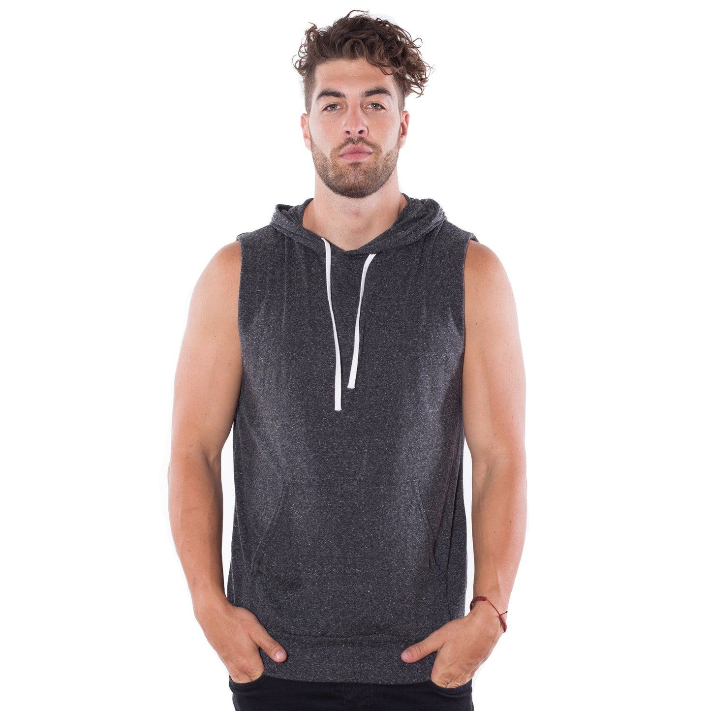 3006 - Unisex Sleeveless Lightweight Hoodie-3