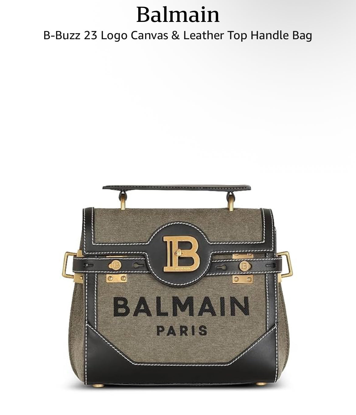 Balmain Top Handle Bag