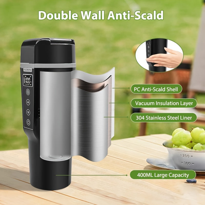 Portable Electric Car Stainless Steel Kettle-3