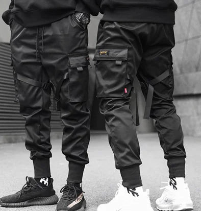 Trendy and Versatile Loose Multi-pocket Trousers