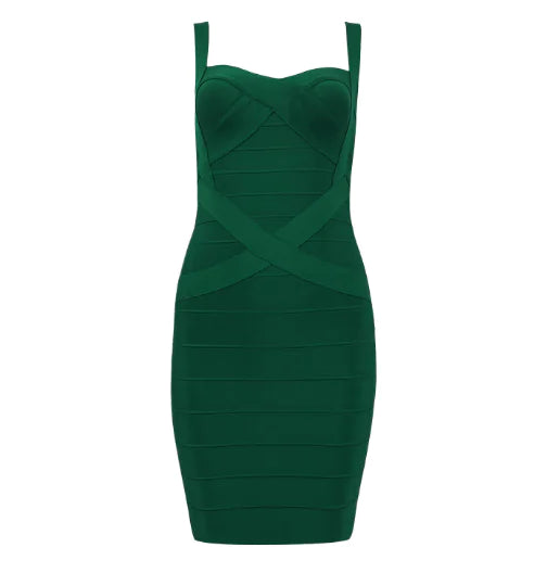 Women's Club Party Dress, Sexy Bodycon Green Dress