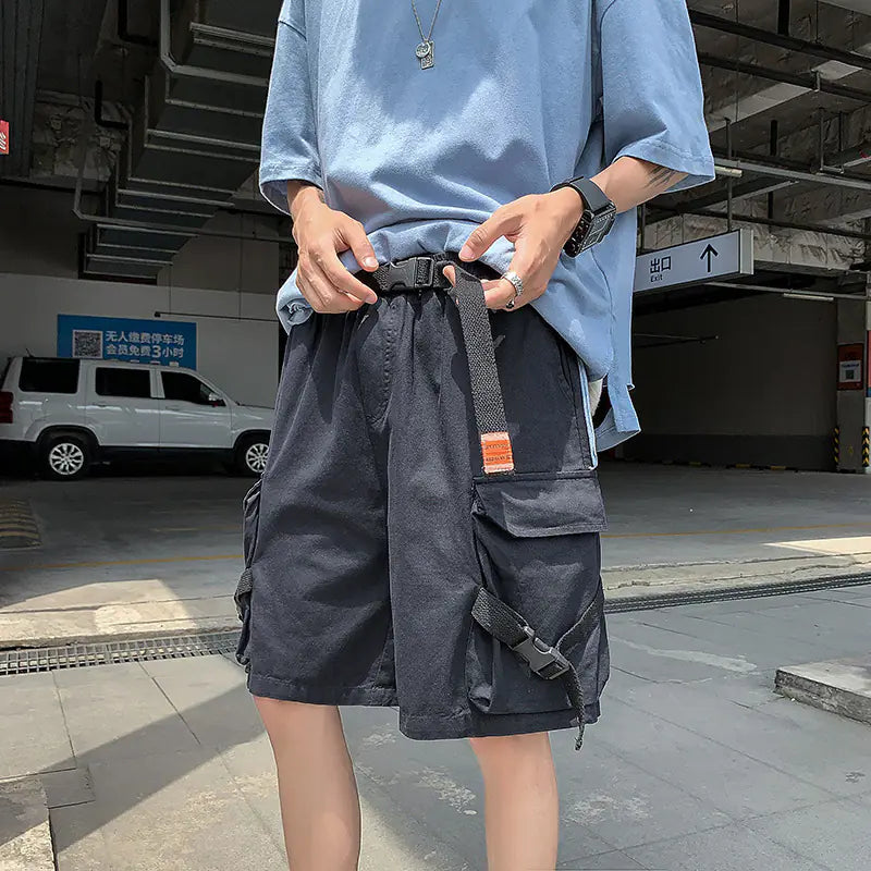 Men's Casual Loose Five-Point Workwear Shorts