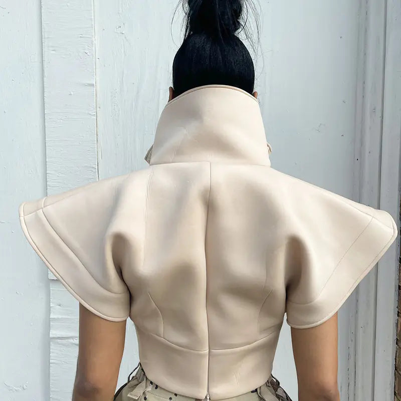 2023 Fall Women’s Air Layer Top with Design Sleeves