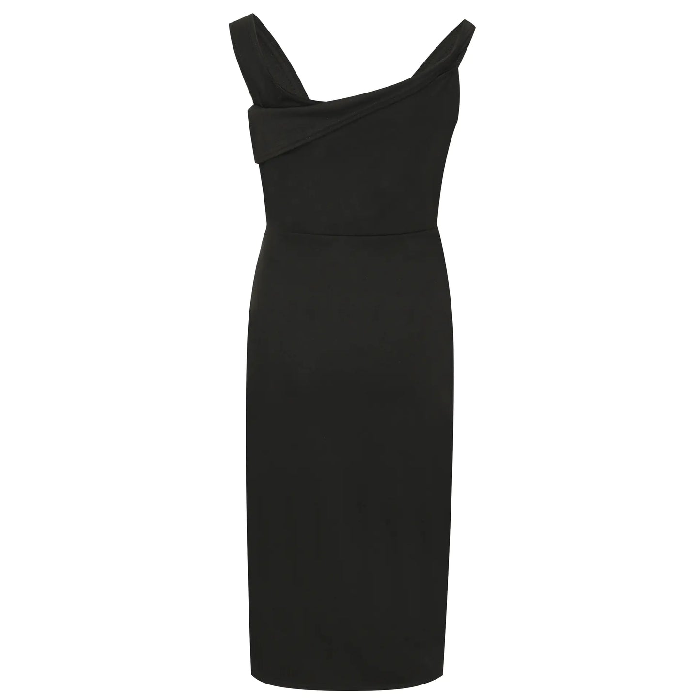Chic Off-Shoulder Cutout Midi Dress for Women