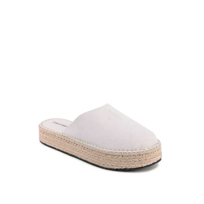 Calvin Klein - Calvin Klein Womens Espadrilles White YW0YW00986YBH