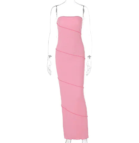 Women's Summer Knitted Fishtail Sheath Dress