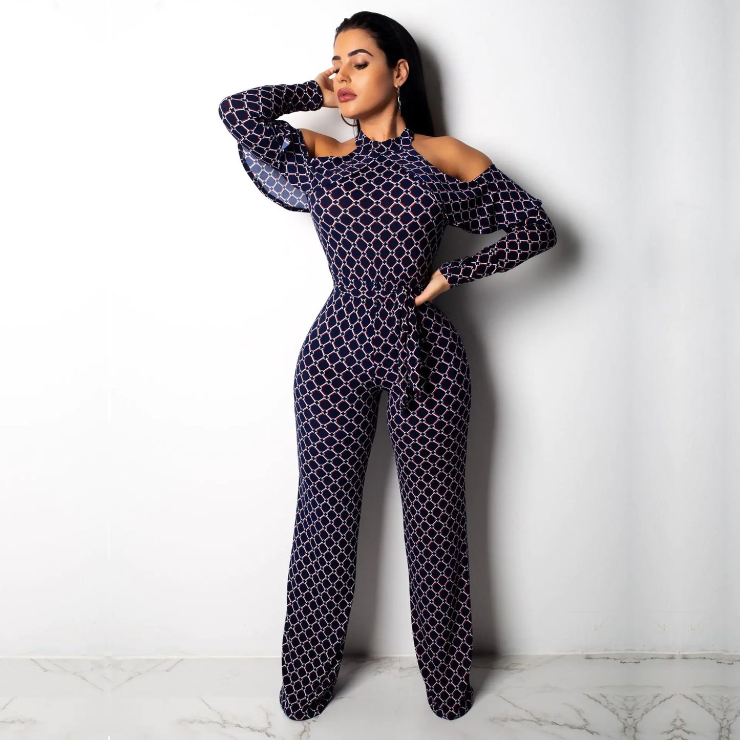 Digital Printed Women's Jumpsuit