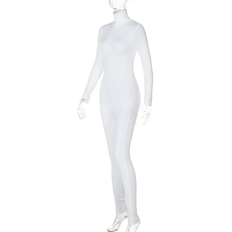 Women's Solid Color Yoga Jumpsuit
