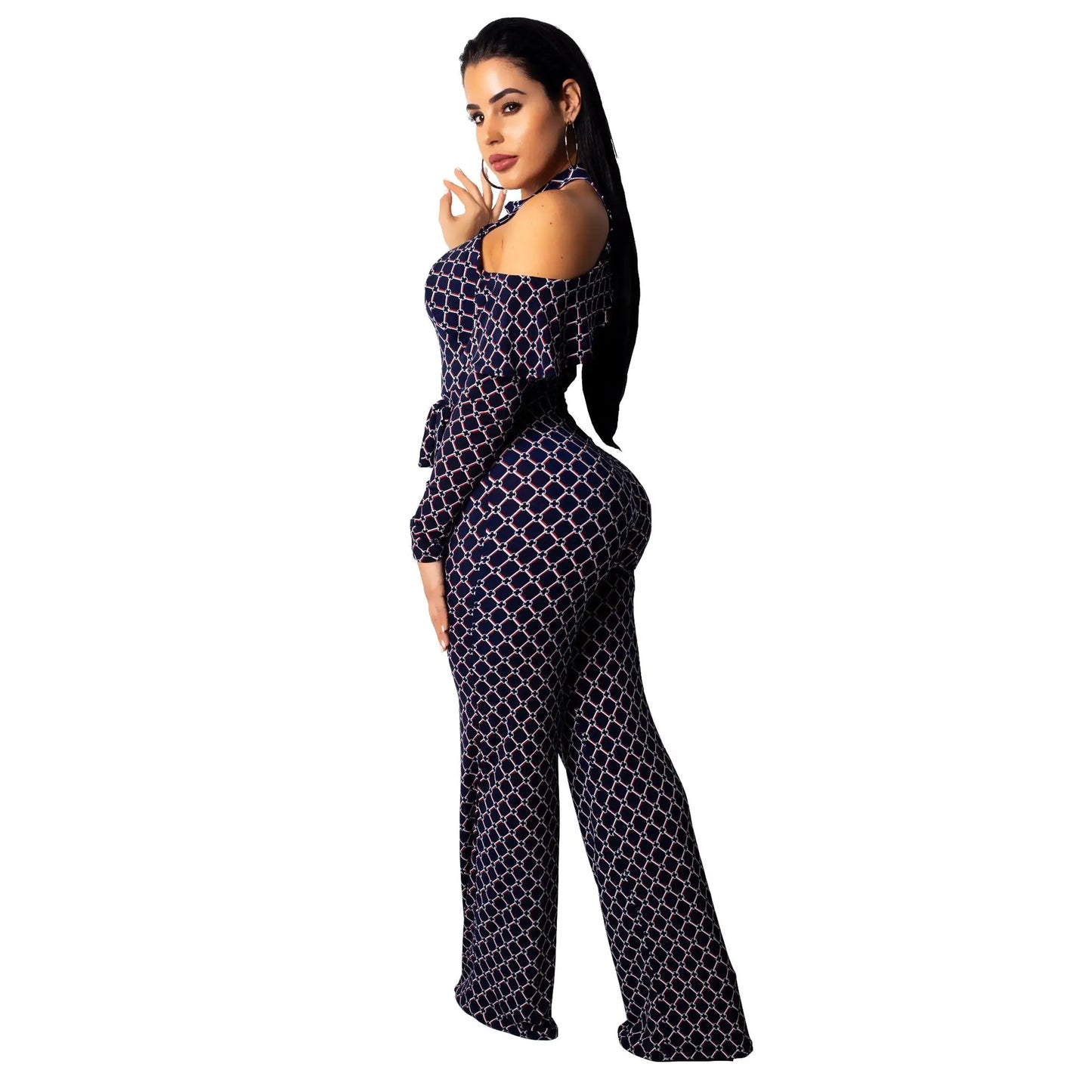 Digital Printed Women's Jumpsuit