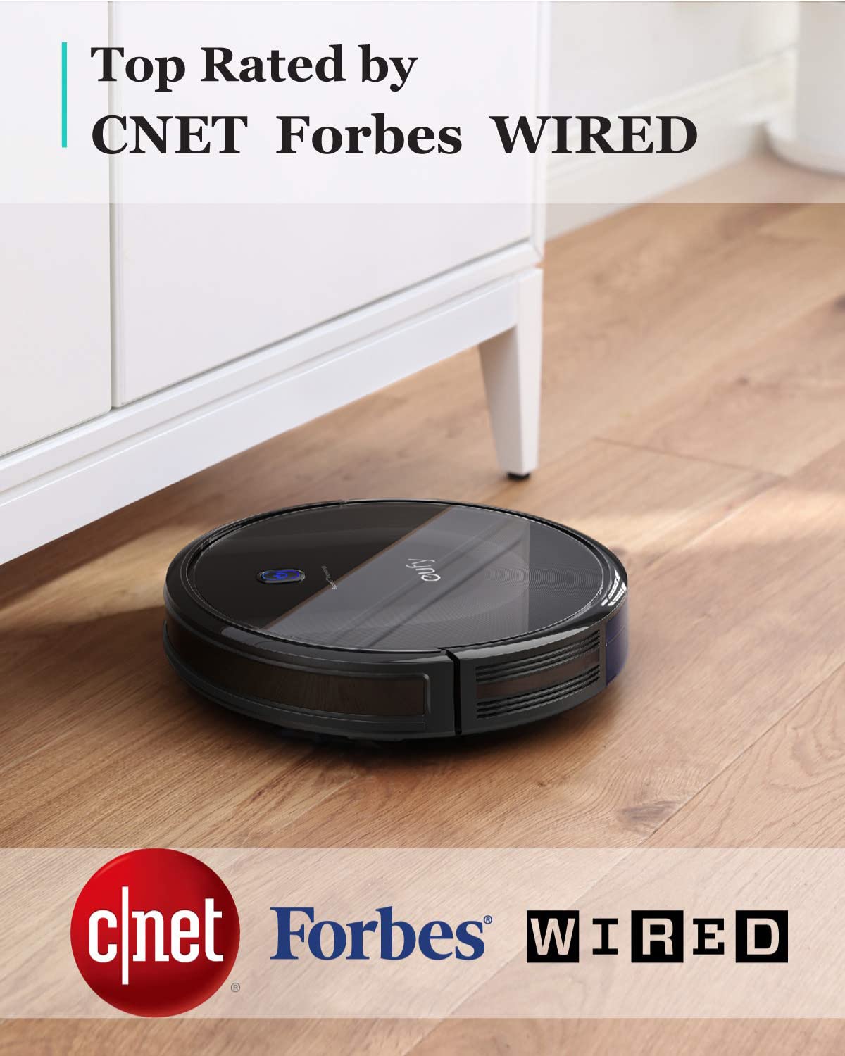 eufy Robot Vacuum Omni C20, Robot Vacuum and Mop Combo, Self Emptying, Auto Mop Washing and Auto Drying for Hands-Free Cleaning, 7000 Pa Powerful Suction, 3.35-Inch Design, All-in-One Station