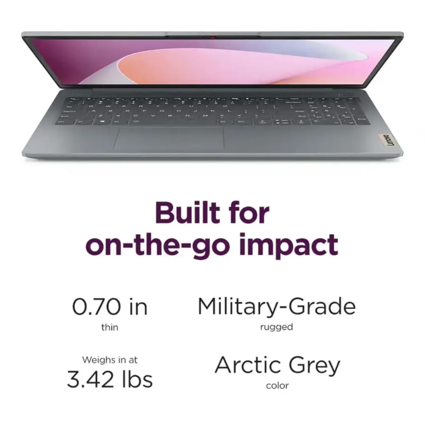 Lenovo IdeaPad Slim 3 with Backlit Keyboard • AMD AI-Enhanced Ryzen 5 (Outperforms Intel i7-1255U) • 16GB RAM • 512GB SSD • Type-C • Windows 11 Pro • Lifetime Office 365 for The Web • No Mouse