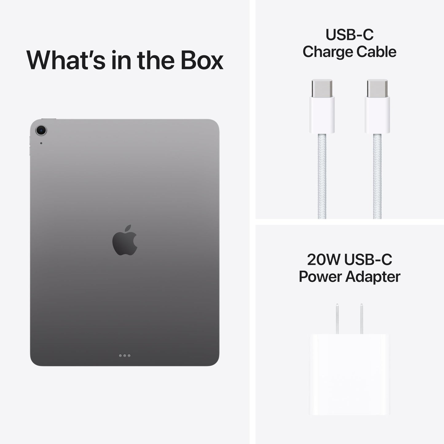 Apple iPad Air 13-inch with M3 chip Built for Apple Intelligence, Liquid Retina Display, 128GB, 12MP Front/Back Camera, Wi-Fi 6E, Touch ID, All-Day Battery Life — Space Gray