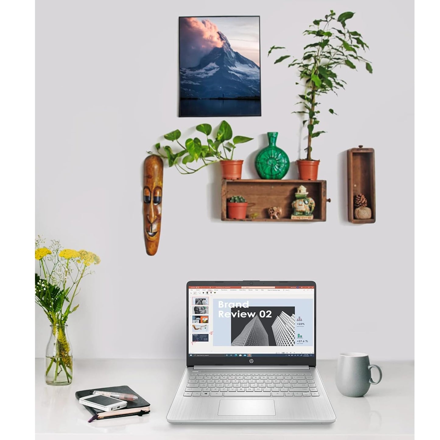 HP 16GB RAM Laptop with Free Microsoft 365 | 1.2TB Storage (256GB Hard Drive and 1TB Cloud) | Intel 4-Core | Windows 11 | Lightweight Design | Slim & Powerful | No Earbuds