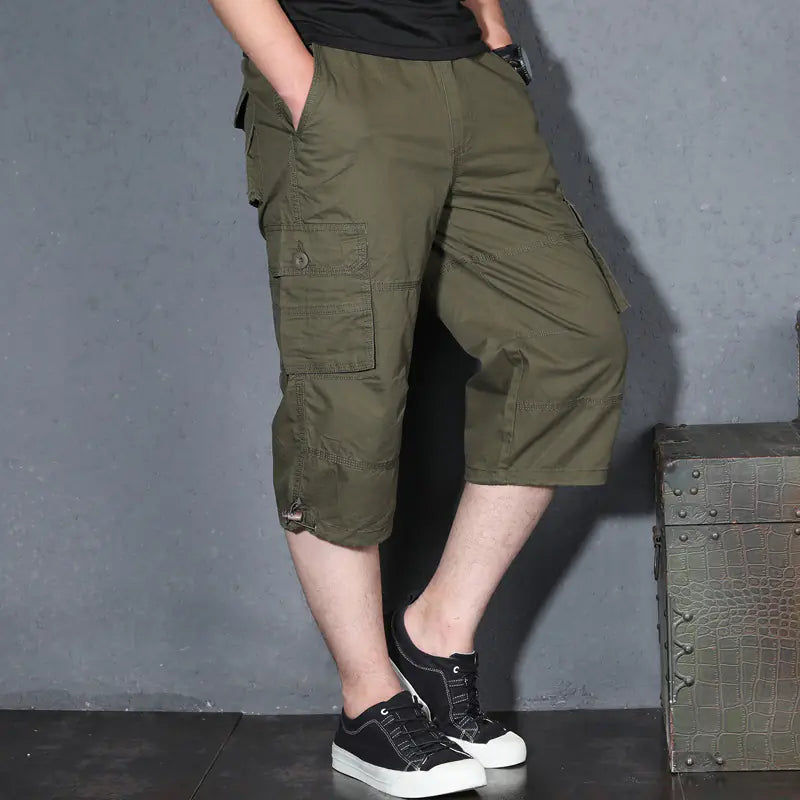 Cropped Trousers for Men's Workwear