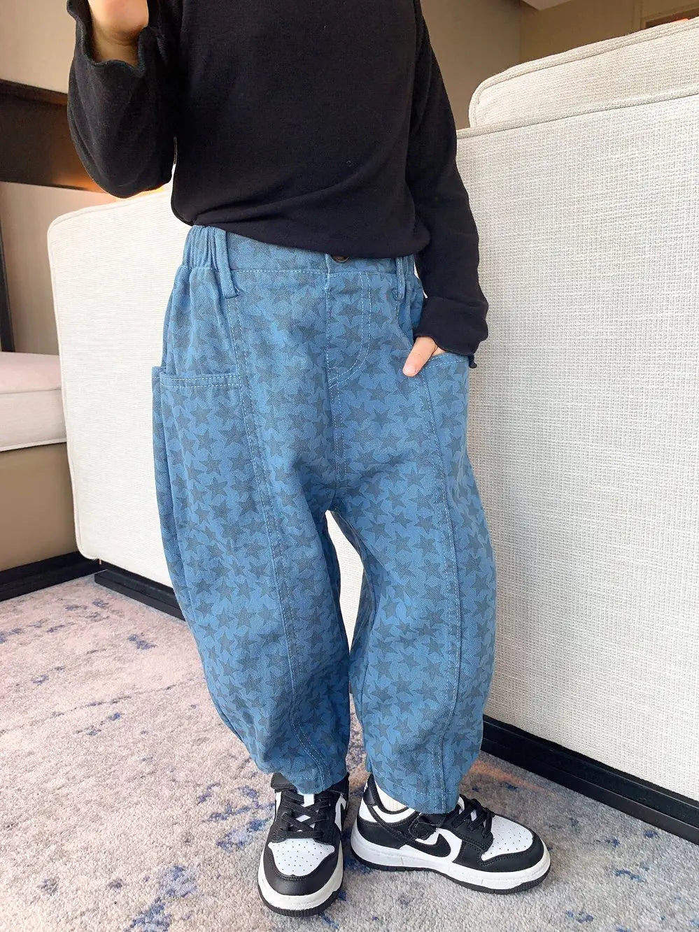 Fashionable Wide Leg Radish Pants for Girls