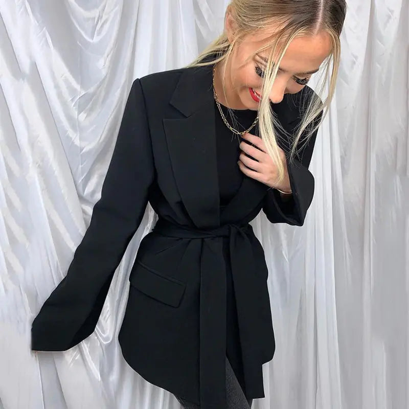 2022 Summer Women's Casual Suit with Long Sleeve Jacket