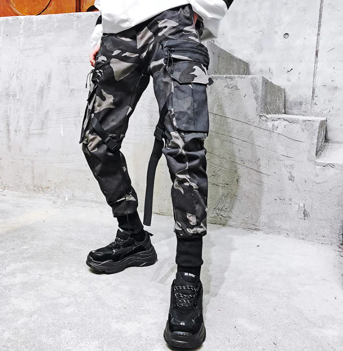 Men's Camouflage Joggers and Cargo Pants for Students