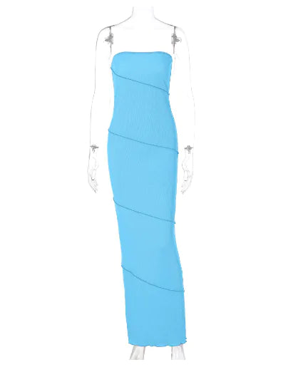 Women's Summer Knitted Fishtail Sheath Dress