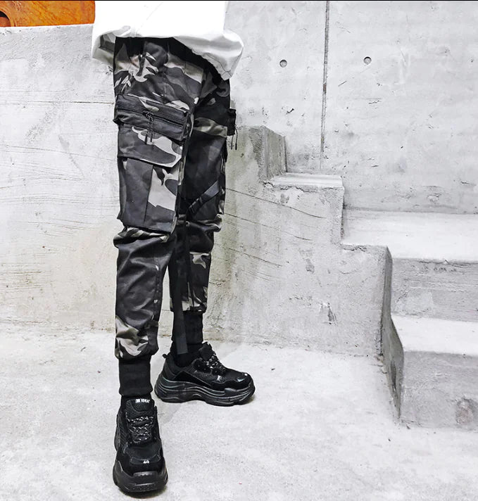 Men's Camouflage Joggers and Cargo Pants for Students