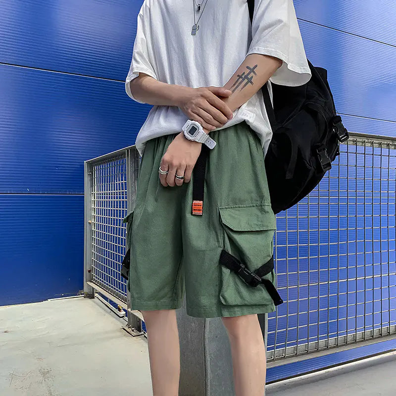 Men's Casual Loose Five-Point Workwear Shorts