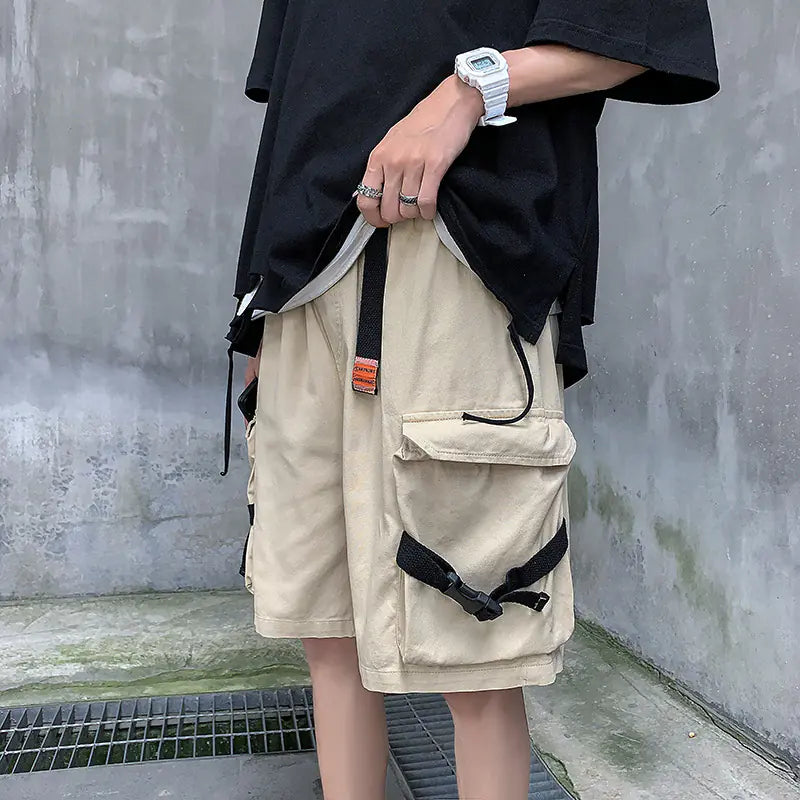 Men's Casual Loose Five-Point Workwear Shorts
