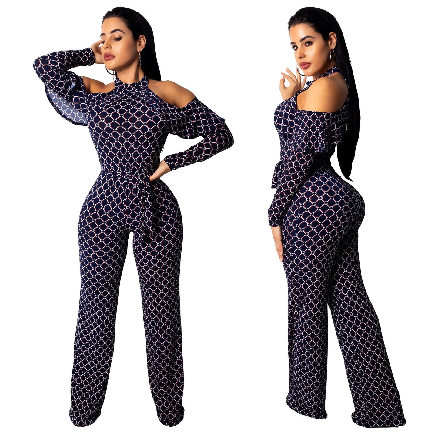 Digital Printed Women's Jumpsuit