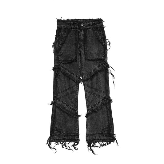 MADE EXTREME Fringed Trousers for Punk Style